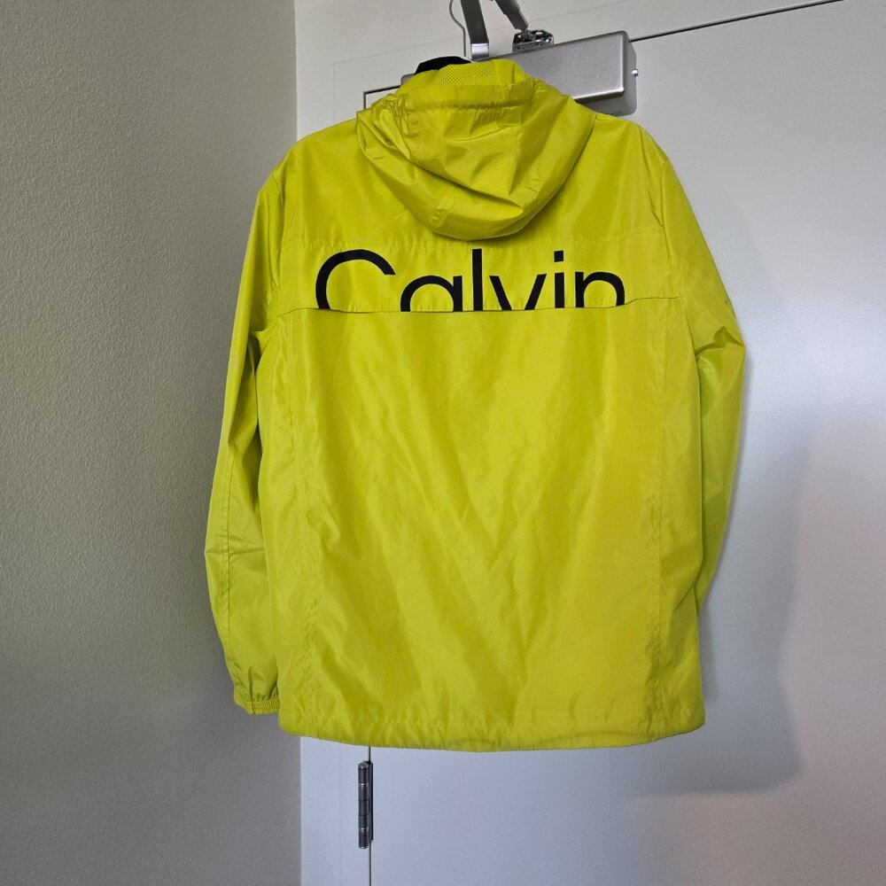 Calvin Klein Back Logo Full Zip Jacket , Yellow/M
